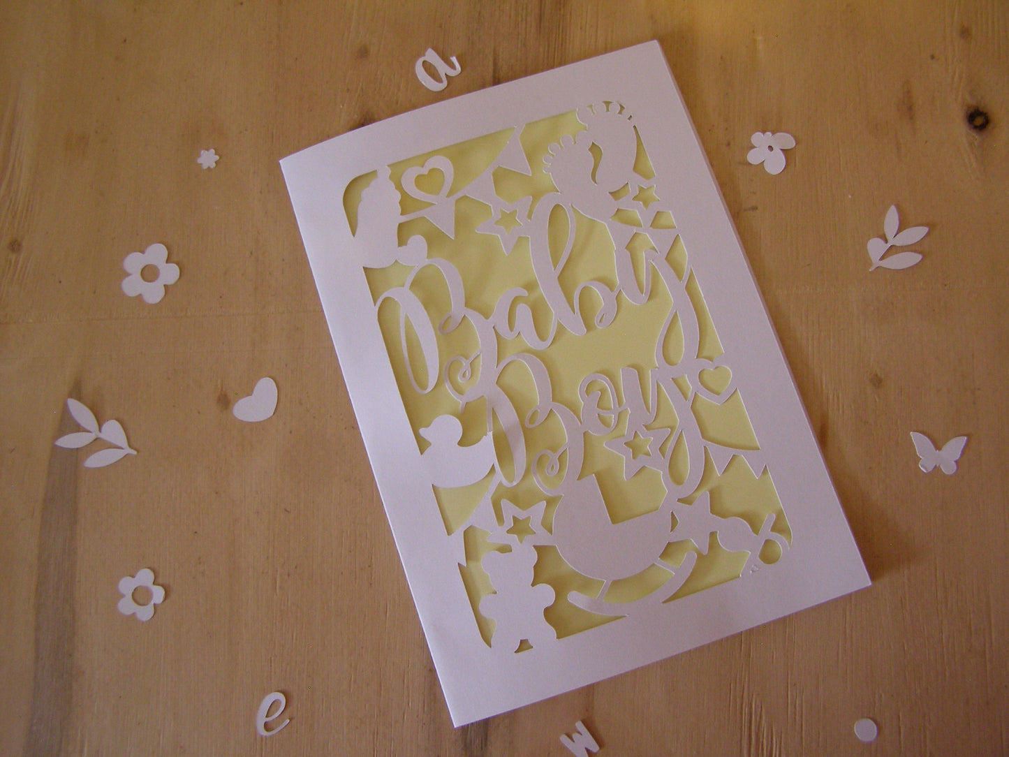 Handmade New Baby Boy Card